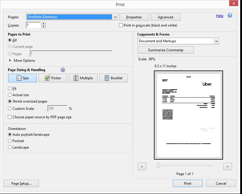 How to Print a Receipt from Uber Step by Step Guide