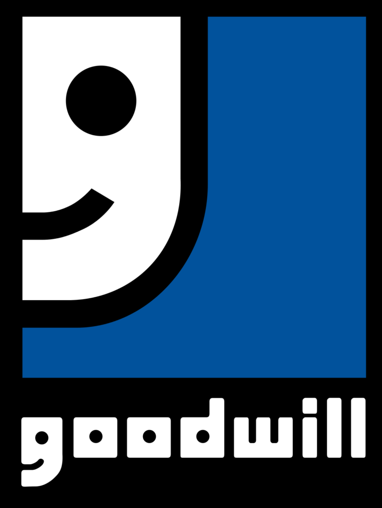 logo of Goodwill (donation receipt)