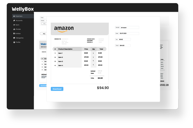 How to Automatically get an Invoice From Amazon with WellyBox?