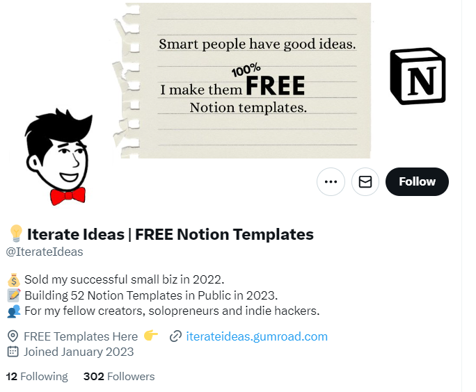 💡Iterate Ideas | FREE Notion Templates @IterateIdeas