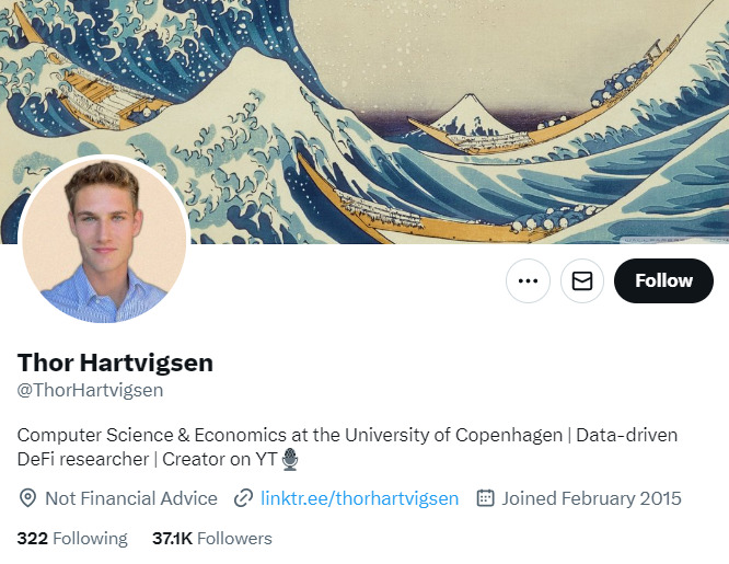 Thor Hartvigsen @ThorHartvigsen