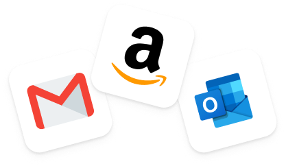 Collect receipts from Gmail, Outlook and many email providers and sources
